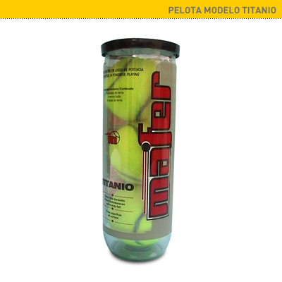 Pelotas de tenis Titanio
